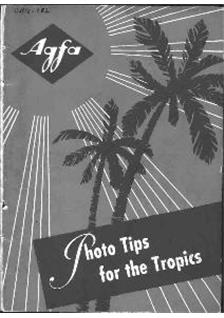 Agfa Films manual. Camera Instructions.